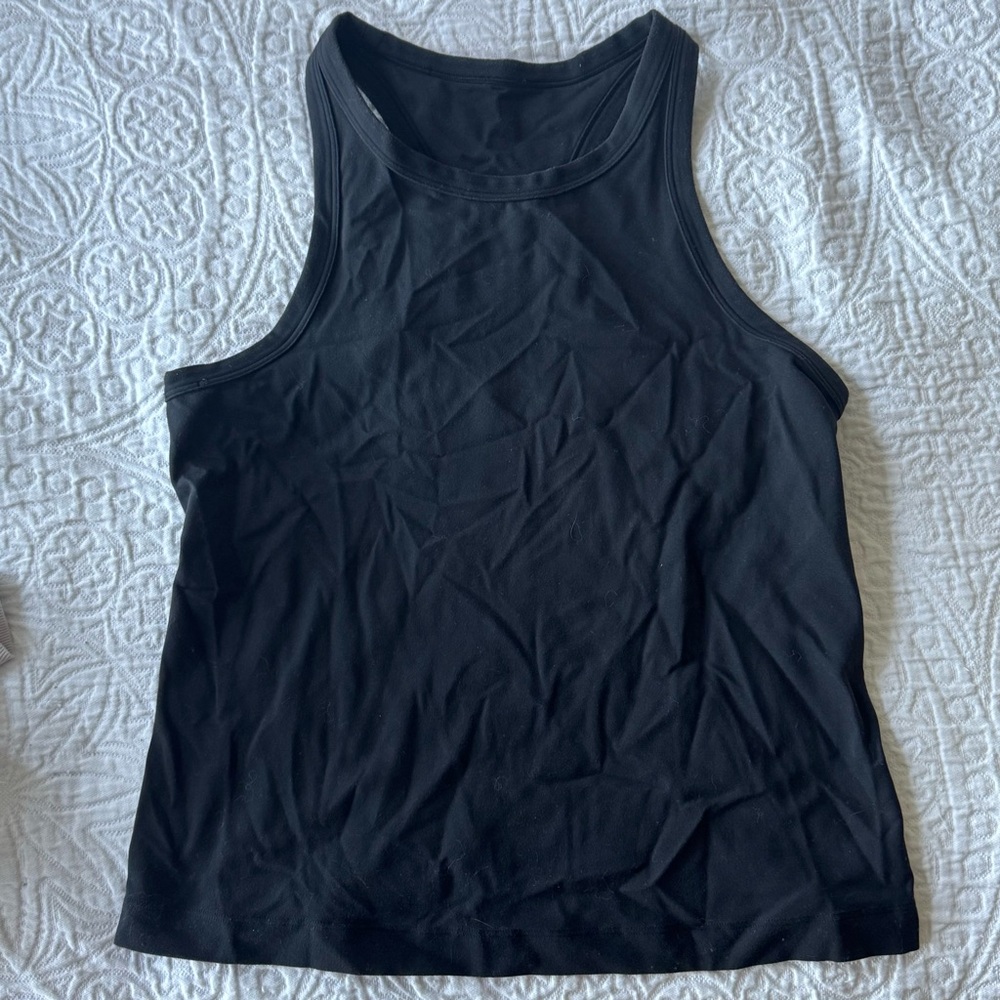lululemon athletica cropped racer back tank